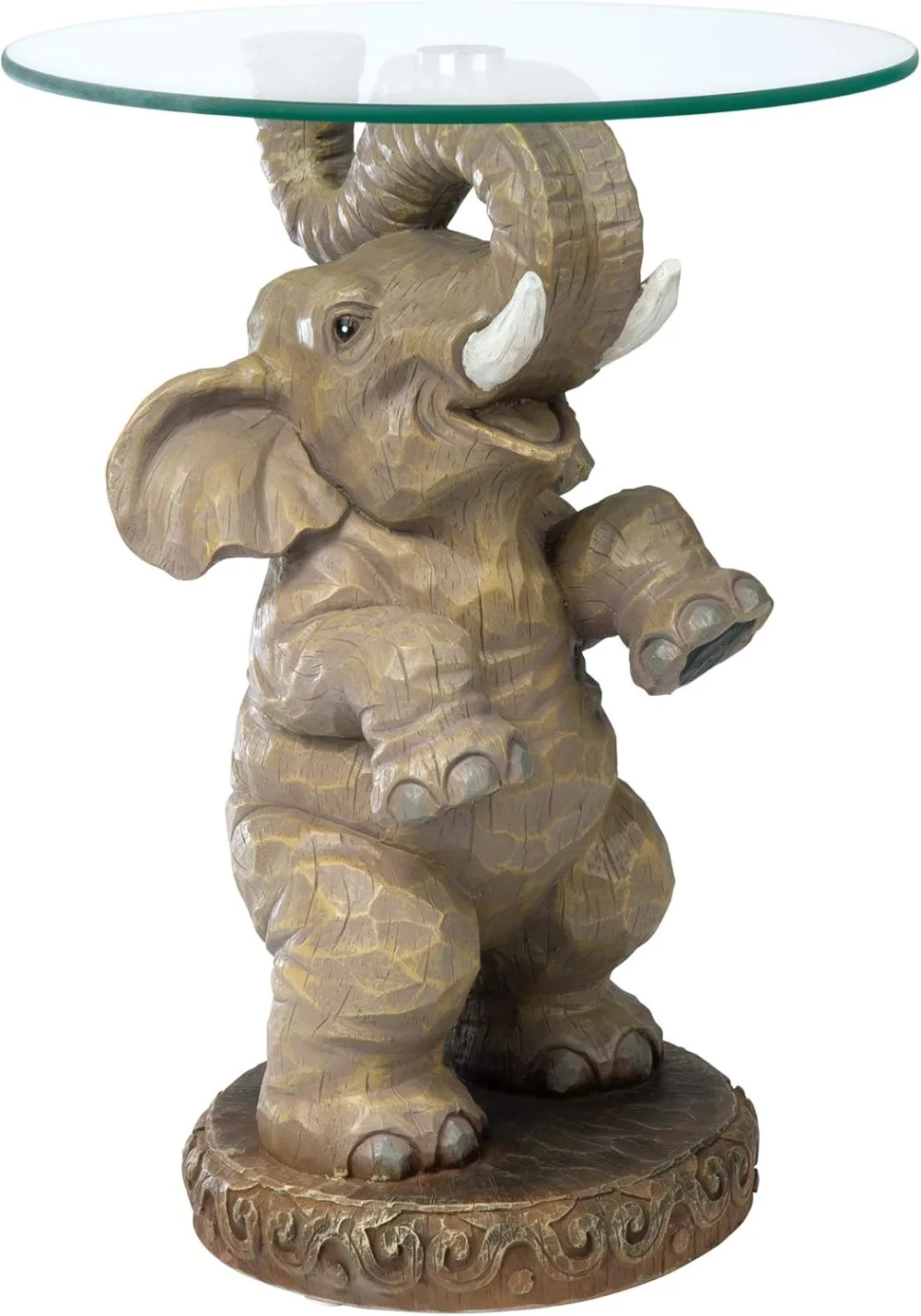 Good Fortune Elephant Glass-Topped Table for Living Room and Bedroom AFRICAN DECOR Coffee Table Fine Furniture
Good Fortune Elephant Glass-Topped Table for Living Room and Bedroom AFRICAN DECOR Coffee Table Fine Furniture