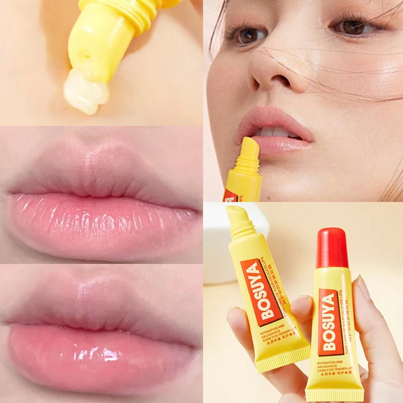 

Anti-Cracking Nourishing Lip Balm Long Lasting Moisturizing Hydrating Reduce Lips Line Lipgloss Lipstick Base Lips Care Cosmetic