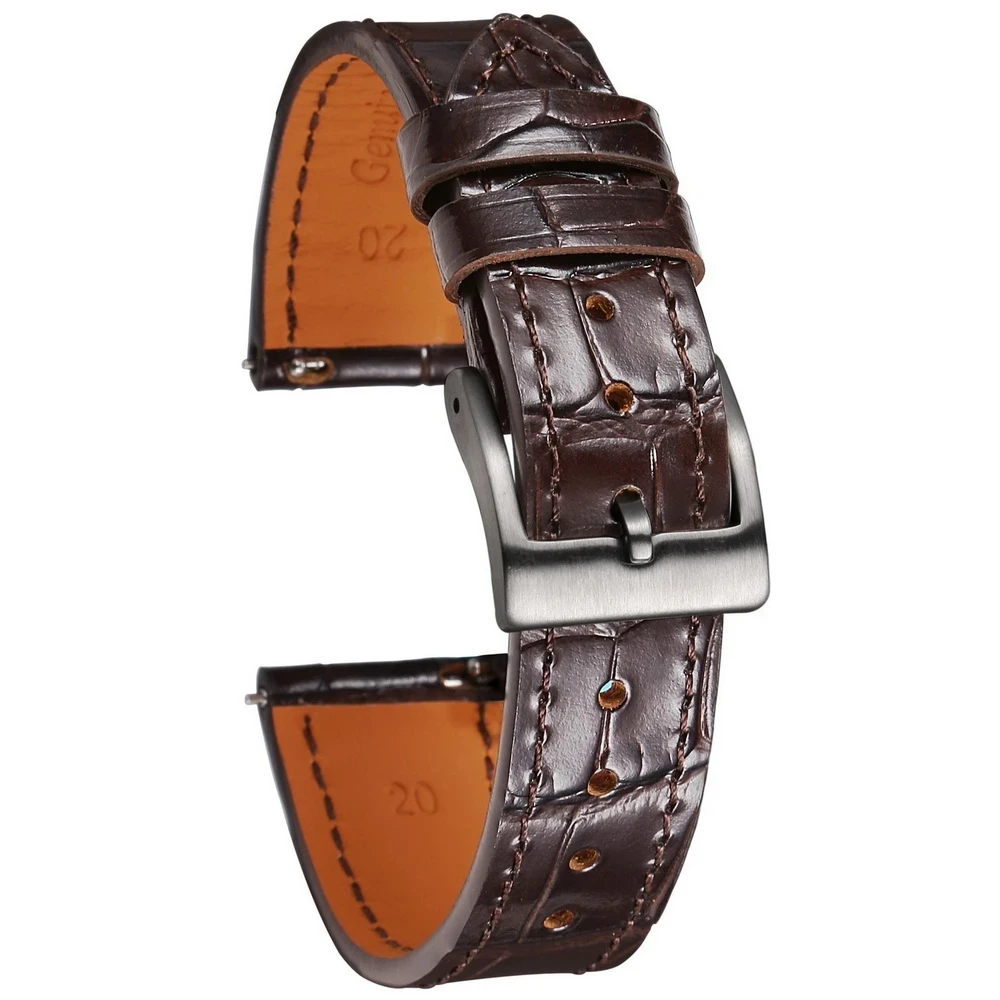 HEMSUT High Quality Genuine Leather Watch Band Quick Release Handmade Cowhide Straps For Men 18MM 19MM 20MM 21MM 22MM
HEMSUT High Quality Genuine Leather Watch Band Quick Release Handmade Cowhide Straps For Men 18MM 19MM 20MM 21MM 22MM