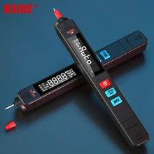 BSIDE New Digital Multimeter Smart Pen Tester Autoranging 6000 DC AC Voltage Capacitance Ohm NCV Hz Diode Continuity Live Meter BSIDE New Digital Multimeter Smart Pen Tester Autoranging 6000 DC AC Voltage Capacitance Ohm NCV Hz Diode Continuity Live Meter