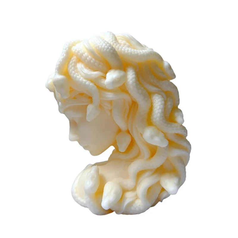 3D Medusa Scented Candle Mold Silicone DIY Handmade Soap Gypsum Clay Epoxy Resin Mould Home Decoration Ornaments 2022 New Gifts
3D Medusa Scented Candle Mold Silicone DIY Handmade Soap Gypsum Clay Epoxy Resin Mould Home Decoration Ornaments 2022 New Gifts