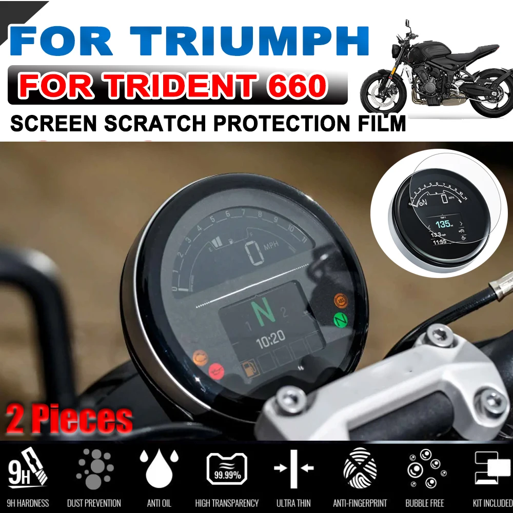 

FOR Triumph Trident 660 TRIDENT660 2021 2022 2023 Accessories Cluster Scratch Protection Film Screen Protector Instrument