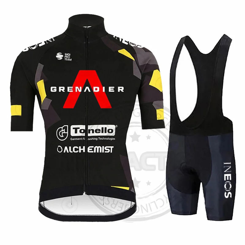 INEOS Grenadier 2022 Team Greatful Cycling Clothing Summer Short Sleeve Cycling Suit Men's Top and Bottom Bib Shorts Kit
INEOS Grenadier 2022 Team Greatful Cycling Clothing Summer Short Sleeve Cycling Suit Men's Top and Bottom Bib Shorts Kit