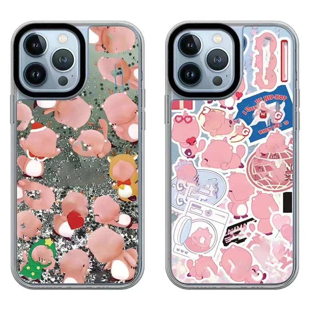 Transparent Border Silver Quicksand Cute Beaver Pattern iPhone 12 13 14 15 Pro Max Protective Case
Transparent Border Silver Quicksand Cute Beaver Pattern iPhone 12 13 14 15 Pro Max Protective Case