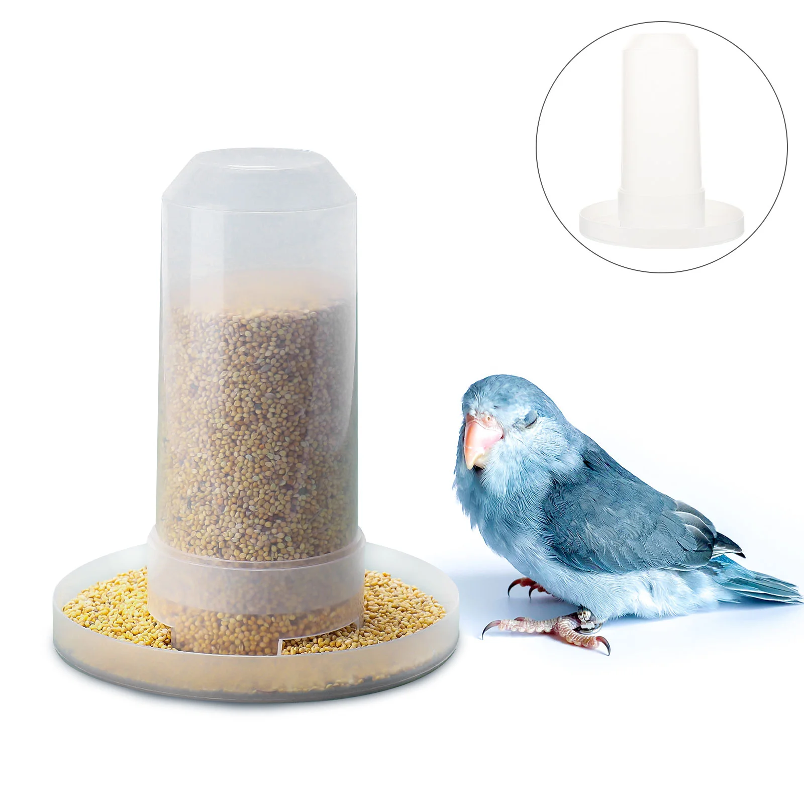 Bird Feeder Cage Accessories Water Bowl Container Food Small Holder Plastic Parakeet
Bird Feeder Cage Accessories Water Bowl Container Food Small Holder Plastic Parakeet