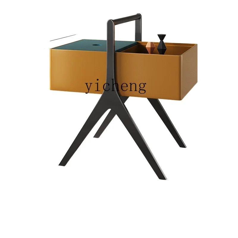 YY Living Room Small Coffee Table Side Cabinet Orange Creative Square Small Table Bedside Table 
YY Living Room Small Coffee Table Side Cabinet Orange Creative Square Small Table Bedside Table