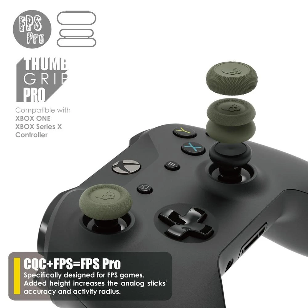 6PCS Thumb Grips FPS CQC Joystick Cap 3 Pairs Thumbstick Cover for Xbox One Xbox Series X Series S Controller Accessories
6PCS Thumb Grips FPS CQC Joystick Cap 3 Pairs Thumbstick Cover for Xbox One Xbox Series X Series S Controller Accessories