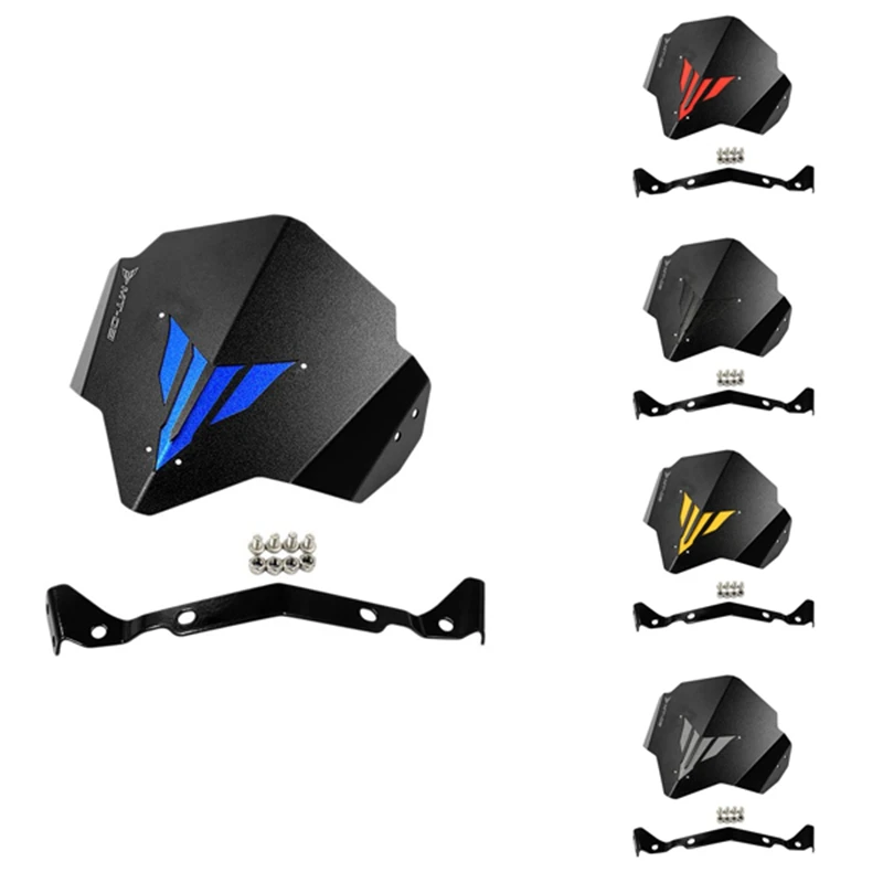 Motorcycle Windshield Airflow Deflectors Shield Screen With Bracket For Yamaha MT-03 MT25 FZ03 2015 2016
Motorcycle Windshield Airflow Deflectors Shield Screen With Bracket For Yamaha MT-03 MT25 FZ03 2015 2016