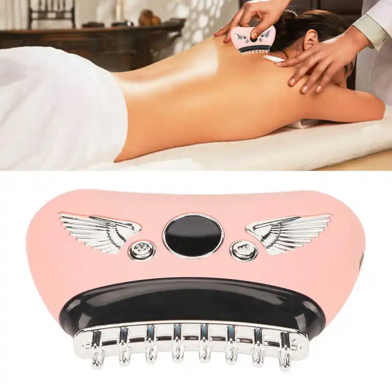 Electric Gua Sha Massager 16 Vibration Gears Improve Blood Circulation Hot Compress Skin Scraping Massaging Brush Pink
Electric Gua Sha Massager 16 Vibration Gears Improve Blood Circulation Hot Compress Skin Scraping Massaging Brush Pink