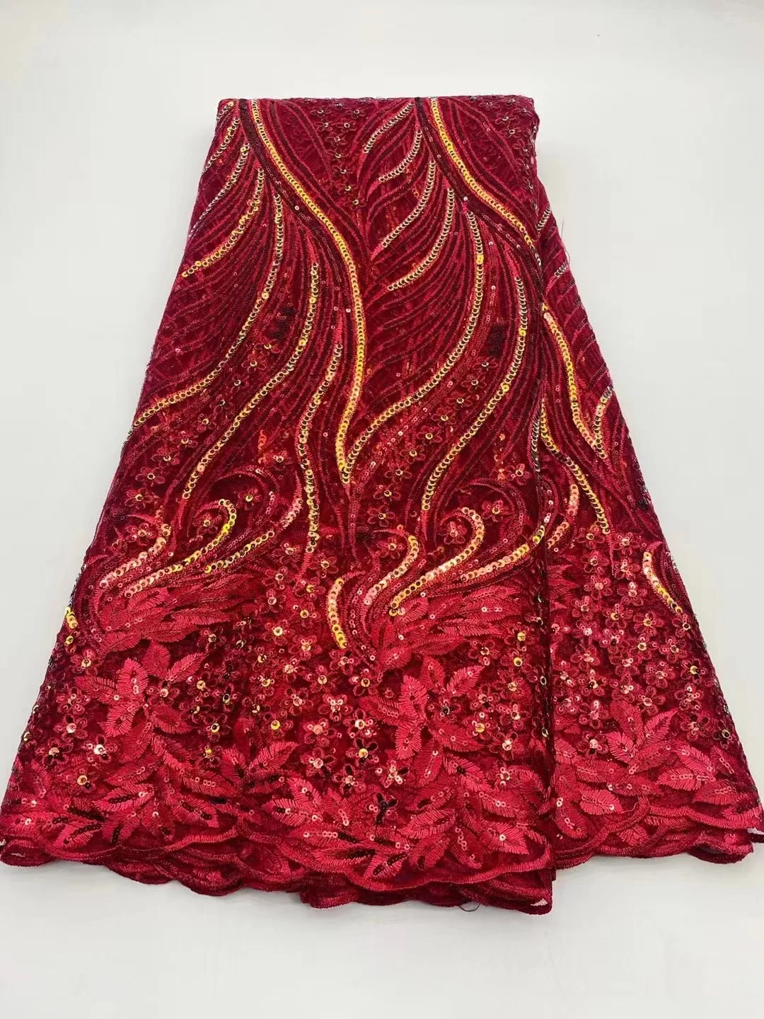 Luxury African Sequins 2023 High Quality Nigerian Lace Fabrics Embroidery French Tulle Lace Fabric For Sewing
Luxury African Sequins 2023 High Quality Nigerian Lace Fabrics Embroidery French Tulle Lace Fabric For Sewing
