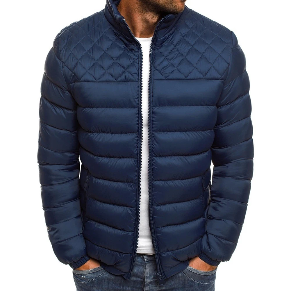 Business Casual Parkas Jacket For Men Winter Warm Stand Collar Solid Color Zip-up Quilted Padded Coat Outwear Parkas Clothing
Business Casual Parkas Jacket For Men Winter Warm Stand Collar Solid Color Zip-up Quilted Padded Coat Outwear Parkas Clothing