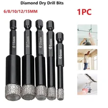 6mm-15mm Diamond Drill Bit Hex Shank Cooling Single Fluted Brazed Dry Drilling Granite Marble Masonry Multi Purpose 8mm 10mm
6mm-15mm Diamond Drill Bit Hex Shank Cooling Single Fluted Brazed Dry Drilling Granite Marble Masonry Multi Purpose 8mm 10mm