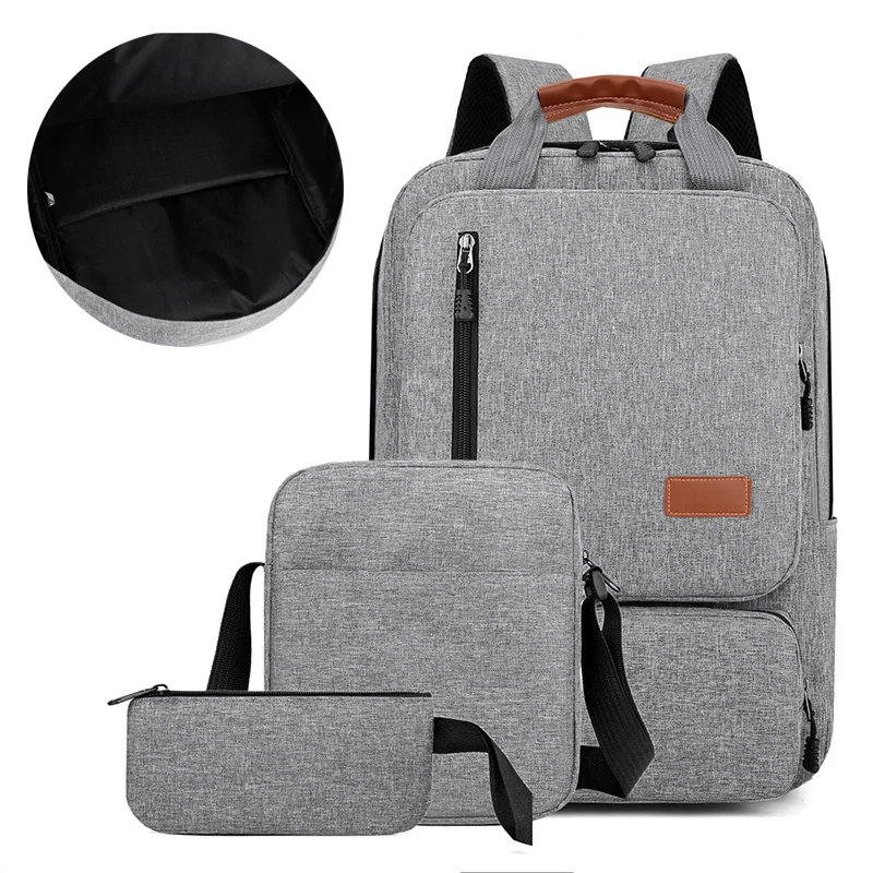New Backpack Business Three-piece Large Capacity Commuter Bag Men's and Women's Laptop Bolsa Student Knapsack K318
New Backpack Business Three-piece Large Capacity Commuter Bag Men's and Women's Laptop Bolsa Student Knapsack K318