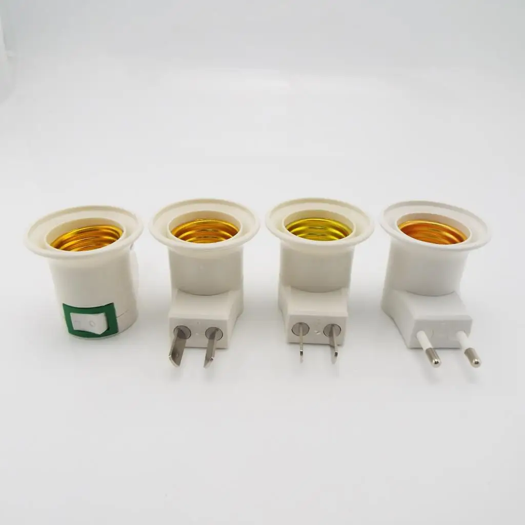 E27 Socket LED Light To EU Plug holder Adapter Converter ON/OFF For Bulb Lamp Holder Lamp Base
E27 Socket LED Light To EU Plug holder Adapter Converter ON/OFF For Bulb Lamp Holder Lamp Base