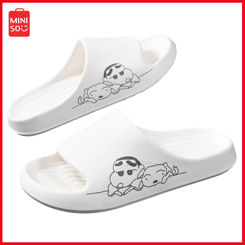 Miniso Crayon Shin Chan Cartoon Anime Korean Version Couple Y2K Fashionable Thick Sole Slippers Summer Indoor Anti Slip Slippers
Miniso Crayon Shin Chan Cartoon Anime Korean Version Couple Y2K Fashionable Thick Sole Slippers Summer Indoor Anti Slip Slippers