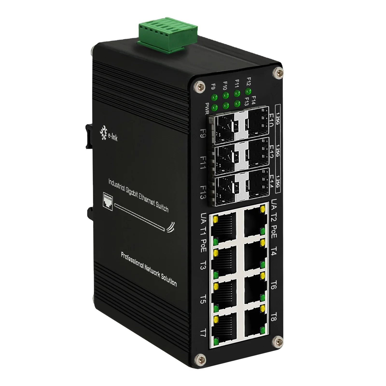 Неуправляемый коммутатор PoE 8 портов 10/100/1000T 802.3at до 6 портов 1G SFP оптоволоконная сеть гигабитный коммутатор 10G опционально
Неуправляемый коммутатор PoE 8 портов 10/100/1000T 802.3at до 6 портов 1G SFP оптоволоконная сеть гигабитный коммутатор 10G опционально