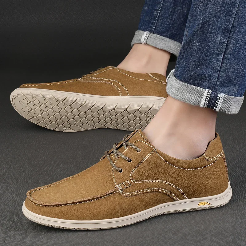 The Four Seasons Men Shoe Top Quality Oxfords British Style Men Genuine Leather Driving Shoes Business Formal Soft Leather Shoes
The Four Seasons Men Shoe Top Quality Oxfords British Style Men Genuine Leather Driving Shoes Business Formal Soft Leather Shoes