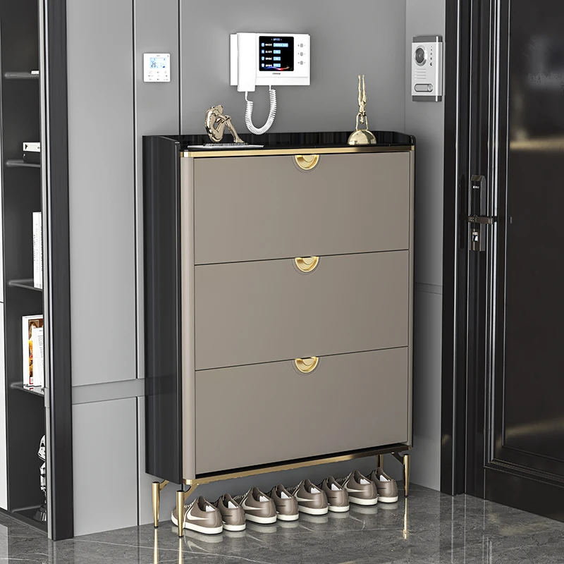 Layer Modern Shoes Rack Luxury Nordic Children Mobile Organizer Shoe Cabinet Ultra Thin Shoe Cabinet Narrow Zapateros Furniture
Layer Modern Shoes Rack Luxury Nordic Children Mobile Organizer Shoe Cabinet Ultra Thin Shoe Cabinet Narrow Zapateros Furniture