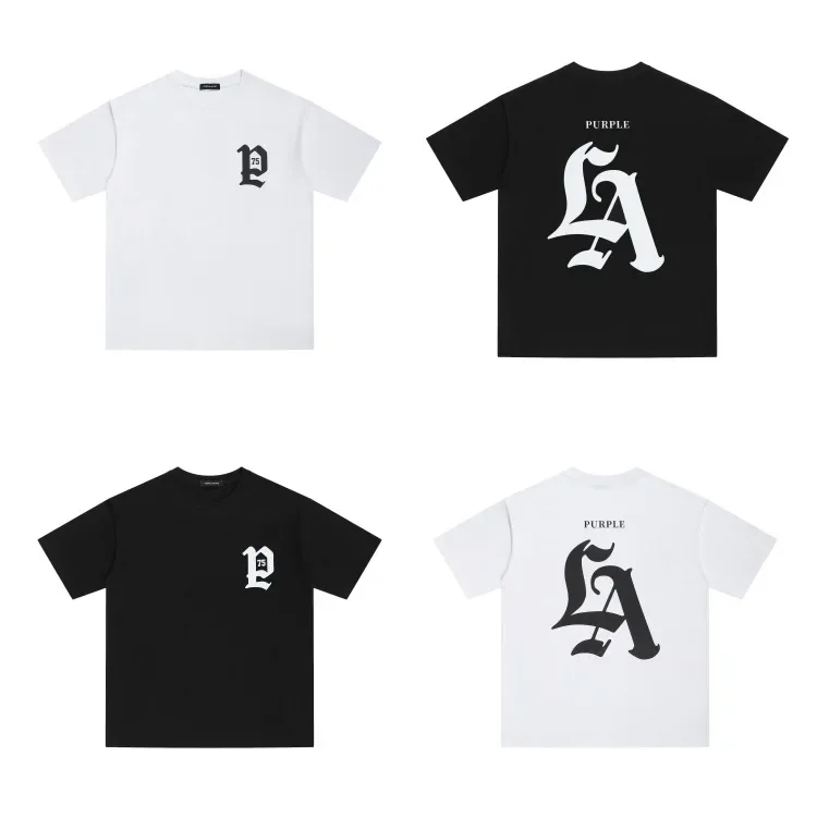 High quality Men's clothing 2024 new street fashionPurple brand letter print trend fat guy loose short sleeved T shirts
High quality Men's clothing 2024 new street fashionPurple brand letter print trend fat guy loose short sleeved T shirts