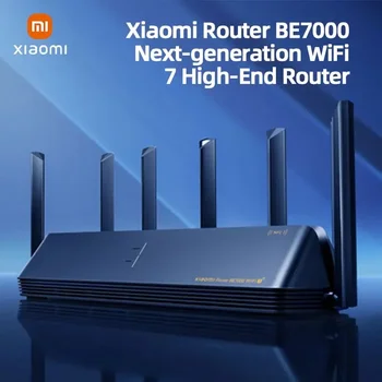 샤오미 미 라우터 BE7000 트라이 밴드 와이파이 리피터, VPN 1GB 메쉬 USB 3.0, IPTV 4X2.5G 이더넷 포트 모뎀 신호 증폭기 상품 이미지