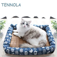 Square Cat Mat Cat Cushion Summer Breatnable Puppy Sleep Nest for Small Medium Large Dog Cat Cooling Rattan Matress Pet Kennel
Square Cat Mat Cat Cushion Summer Breatnable Puppy Sleep Nest for Small Medium Large Dog Cat Cooling Rattan Matress Pet Kennel