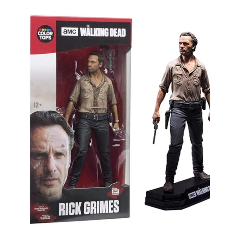 

The Walking Dead Movie Series Around The Sheriff Rick Statue Hand Model Joints Can Move The Birthday Gift