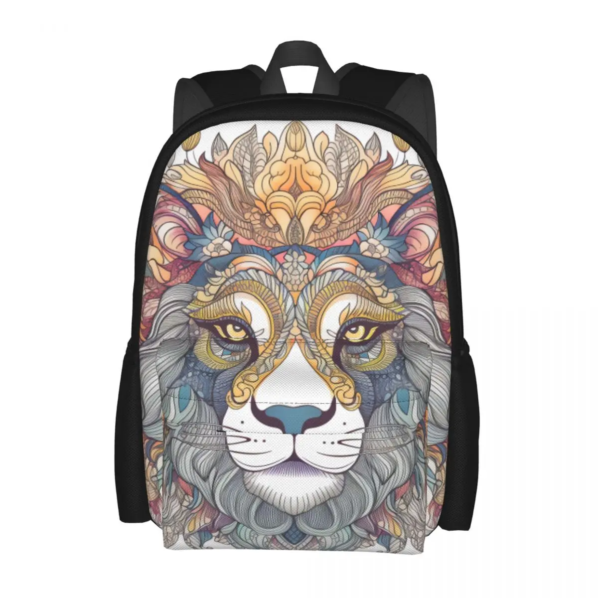 Lion Backpack Animal Mandala Fun Backpacks Teen College Print School Bags Designer Rucksack
Lion Backpack Animal Mandala Fun Backpacks Teen College Print School Bags Designer Rucksack