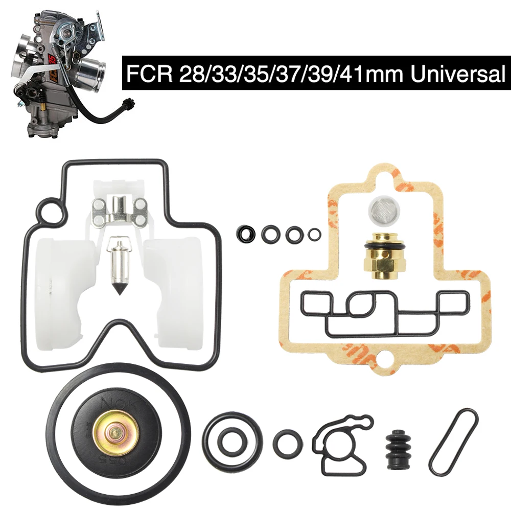 Carburetor Carb Repair Kit For Keihin FCR Slant Body 28 32 33 35 37 39 41 carbs for FCR Carb Motorcycles Accessories
Carburetor Carb Repair Kit For Keihin FCR Slant Body 28 32 33 35 37 39 41 carbs for FCR Carb Motorcycles Accessories
