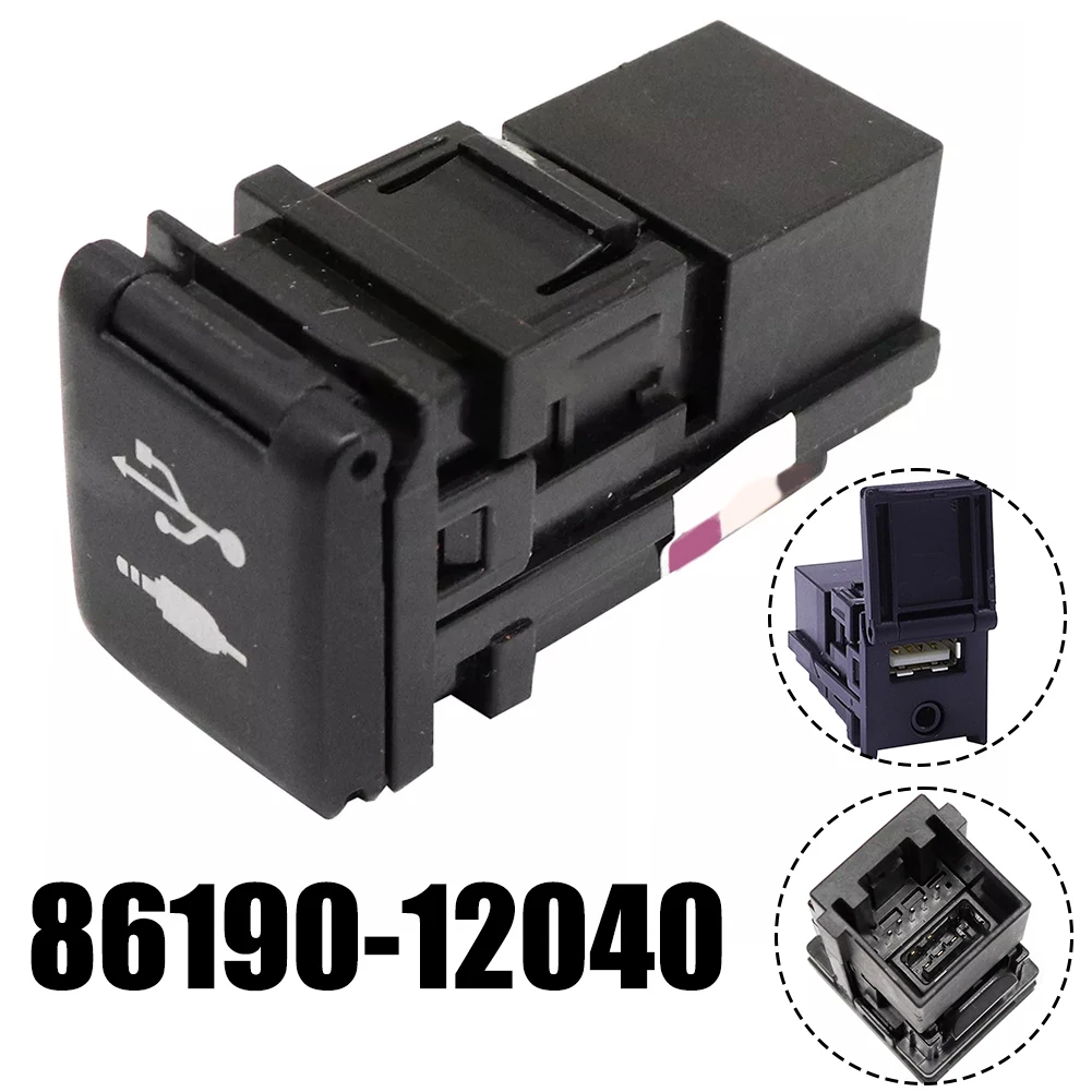 Auxiliary USB Port For Toyota For Prius For Rav4 For Sienna 2018-2022 86190-12040 Black ABS Car Auxiliary Port Accessories
Auxiliary USB Port For Toyota For Prius For Rav4 For Sienna 2018-2022 86190-12040 Black ABS Car Auxiliary Port Accessories