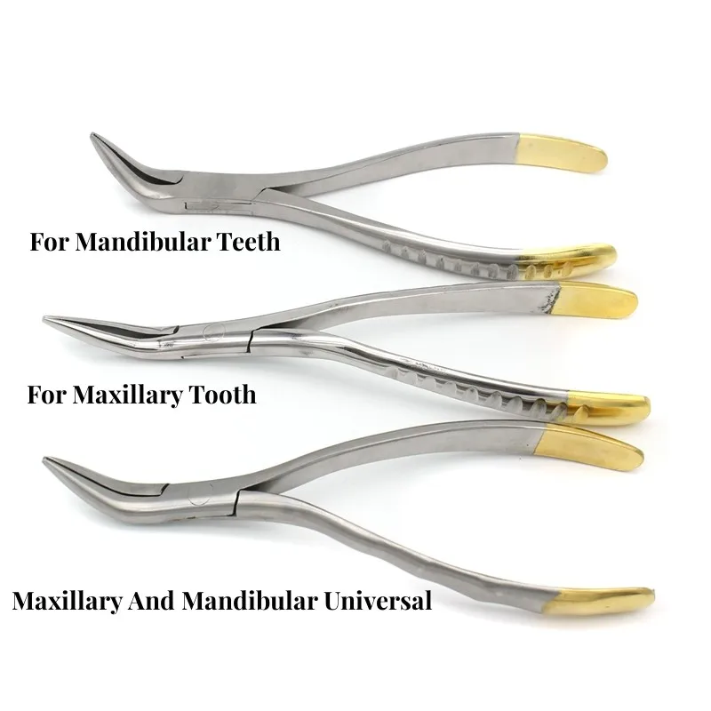 1pcs Dental Residual Root Tweezers Tooth Extraction Forceps Curved Maxillary Mandibular Teeth Universal Pliers Dentist Tools
1pcs Dental Residual Root Tweezers Tooth Extraction Forceps Curved Maxillary Mandibular Teeth Universal Pliers Dentist Tools