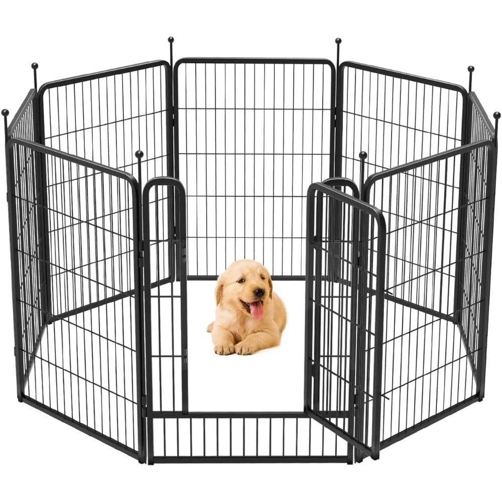 Rollick Dog Playpen Designed for Camping, Yard, 40" Height for Small/Medium Dogs, 8 Panels
Rollick Dog Playpen Designed for Camping, Yard, 40" Height for Small/Medium Dogs, 8 Panels