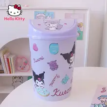 Hello Kitty Kuromi Storage Cute Cartoon Desktop Storage Trash Can with Lid Compact Office Home Simple and Creative
Hello Kitty Kuromi Storage Cute Cartoon Desktop Storage Trash Can with Lid Compact Office Home Simple and Creative