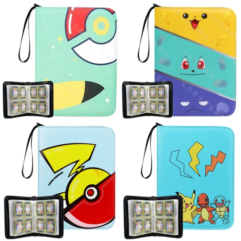Pokemon Pikachu Squirtle Charizard Animation Characters PU Zipper Loose-leaf Booklet Card Storage Bag Anime Collection Cards Toy
Pokemon Pikachu Squirtle Charizard Animation Characters PU Zipper Loose-leaf Booklet Card Storage Bag Anime Collection Cards Toy