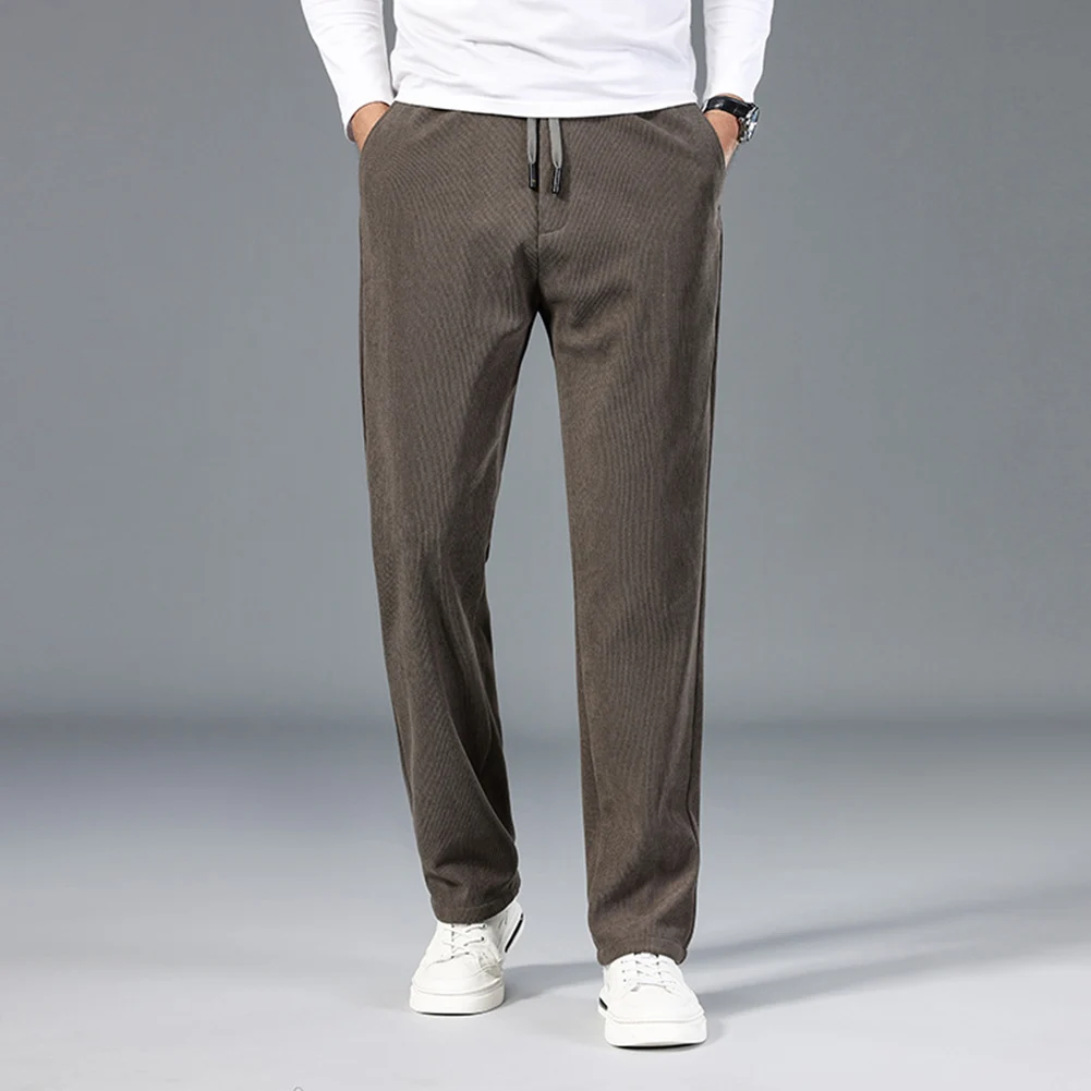 Fashion Men's Corduroy Pants Casual Elastic Waist Solid Color Straight Thick Streetwear Pants Trousers Bottoms Man Clothing
Fashion Men's Corduroy Pants Casual Elastic Waist Solid Color Straight Thick Streetwear Pants Trousers Bottoms Man Clothing