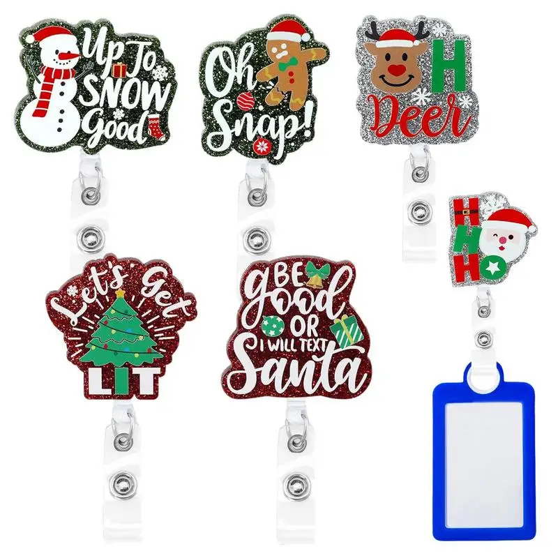 Christmas Name Badge Clips Cute Christmas Retractable Clip Nurse Badge Holder Multi-Purpose Key Card Holder 6 Pieces Santa Claus
Christmas Name Badge Clips Cute Christmas Retractable Clip Nurse Badge Holder Multi-Purpose Key Card Holder 6 Pieces Santa Claus