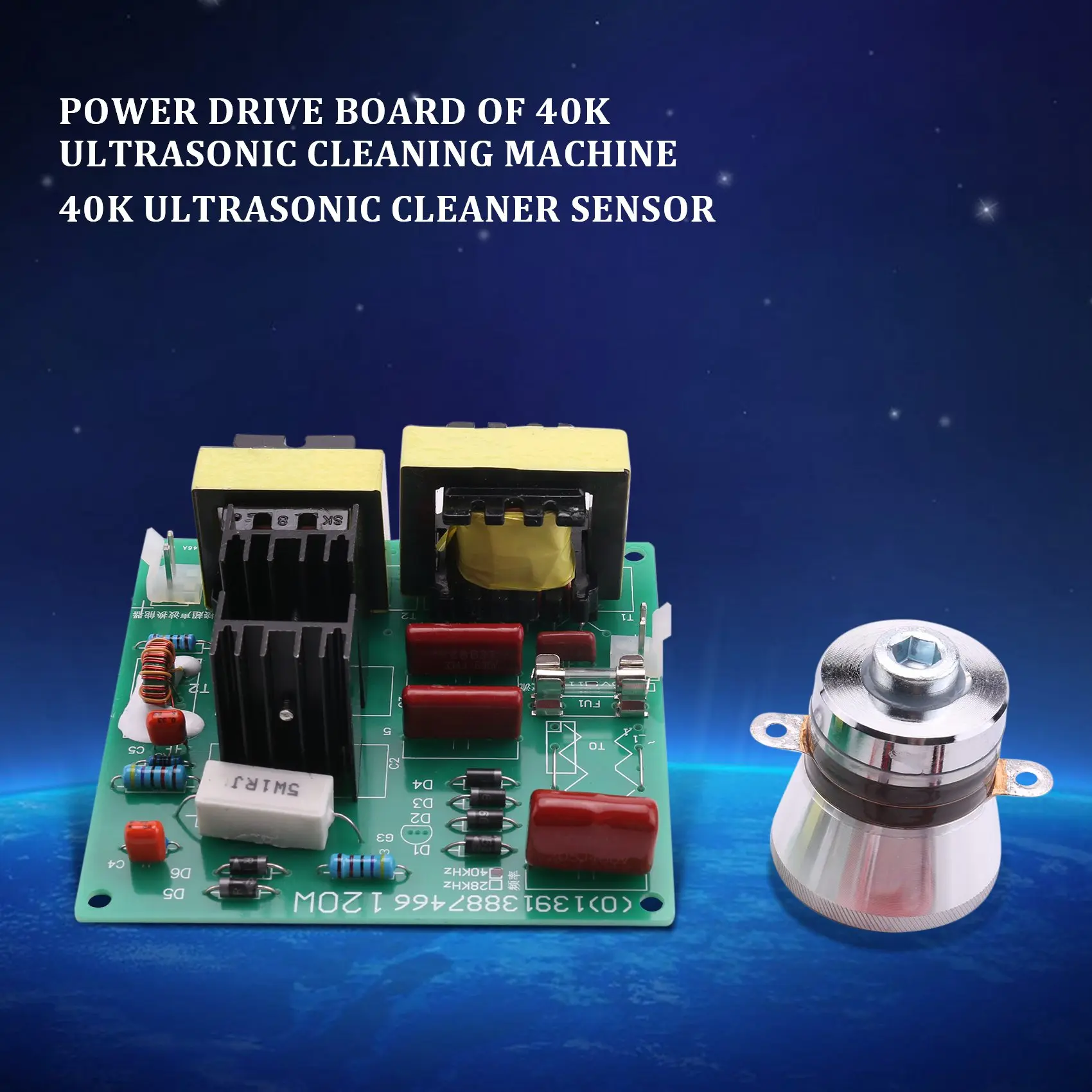 Ac 110v 100w 40k Ultrasonic Cleaner Power Driver Board+1pcs 60w 40k Transducer For Ultrasonic Cleaning Machines
Ac 110v 100w 40k Ultrasonic Cleaner Power Driver Board+1pcs 60w 40k Transducer For Ultrasonic Cleaning Machines