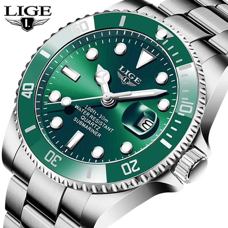 LIGE Fashion Popular Men's Watch Quartz Three Pin Watch Stainless Steel Wrist Watch Original Watch Smartwatches
LIGE Fashion Popular Men's Watch Quartz Three Pin Watch Stainless Steel Wrist Watch Original Watch Smartwatches