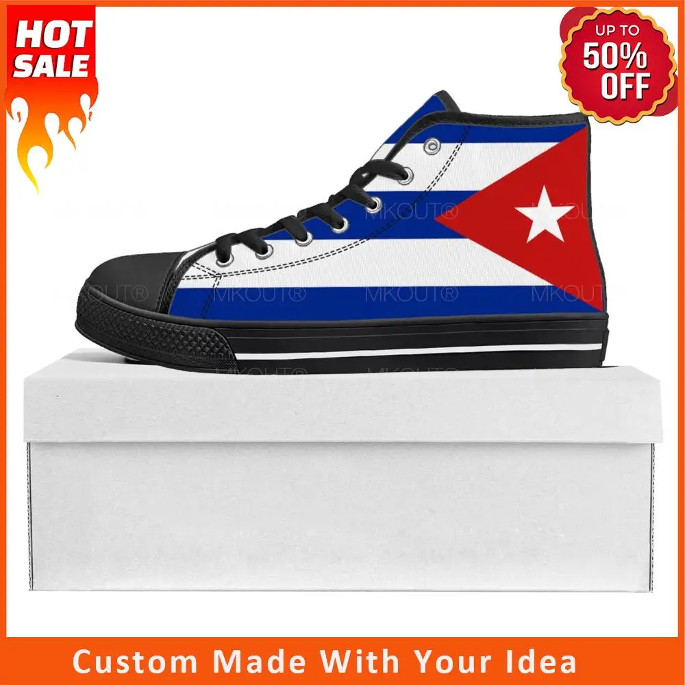 Cuban Flag High Top High Quality Sneakers Mens Womens Teenager Canvas Sneaker Cuba Casual Couple Shoes Custom Shoe
Cuban Flag High Top High Quality Sneakers Mens Womens Teenager Canvas Sneaker Cuba Casual Couple Shoes Custom Shoe