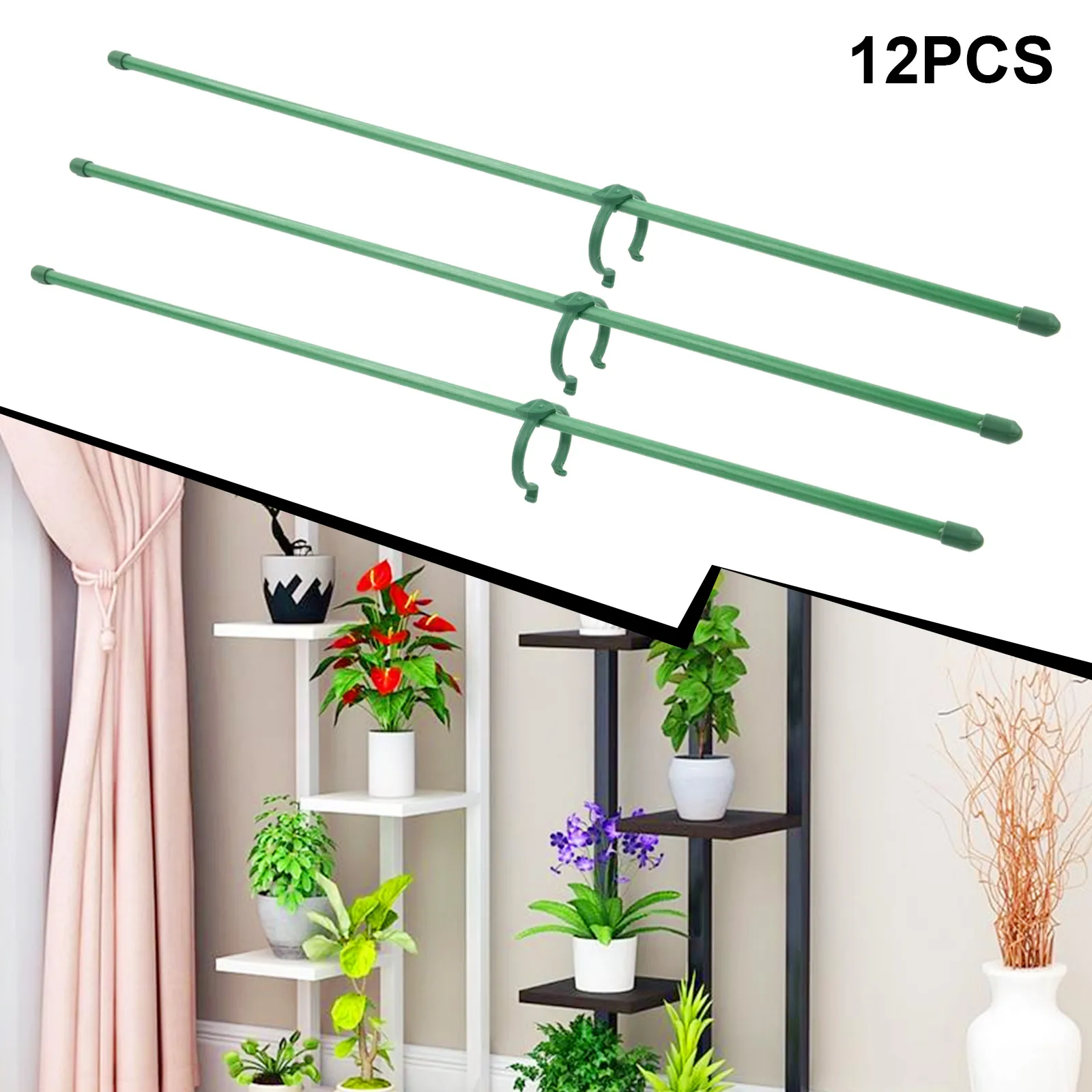 12PCS Plant Stake Green Adjustable Garden Single Stem Plant Support Stake For Most Potted Plants Flowers Tomato Home Garden Tool
12PCS Plant Stake Green Adjustable Garden Single Stem Plant Support Stake For Most Potted Plants Flowers Tomato Home Garden Tool