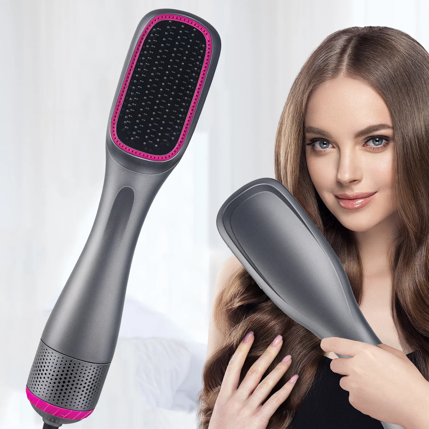 Electric Hair Straightener Brush Hair Curler Wet Dry Use Professional Hair Hot Heating Comb for Women's Hair Straight Hair Comb
Electric Hair Straightener Brush Hair Curler Wet Dry Use Professional Hair Hot Heating Comb for Women's Hair Straight Hair Comb