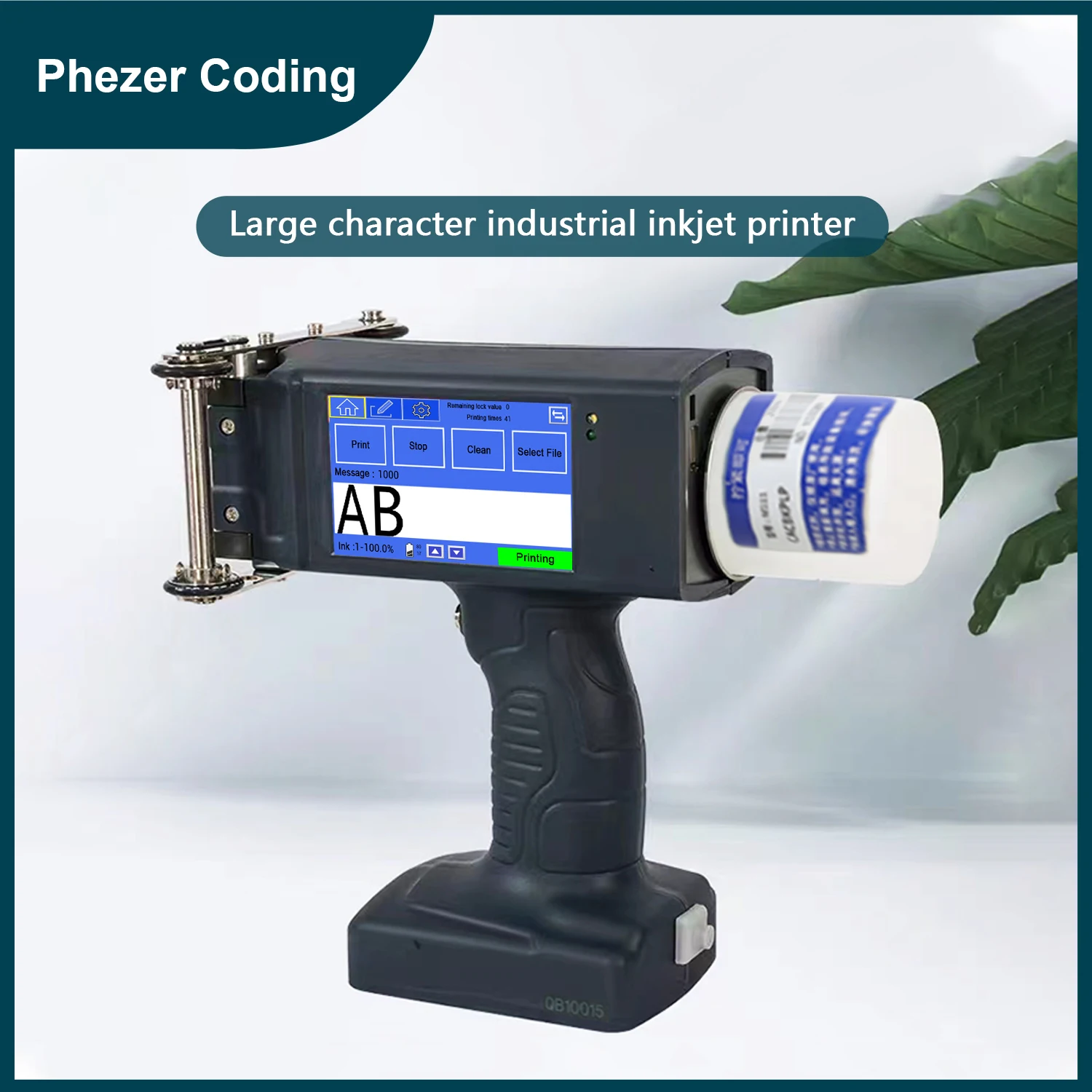 Портативный струйный принтер Phezer PQ1, 25-60 мм 
Портативный струйный принтер Phezer PQ1, 25-60 мм
