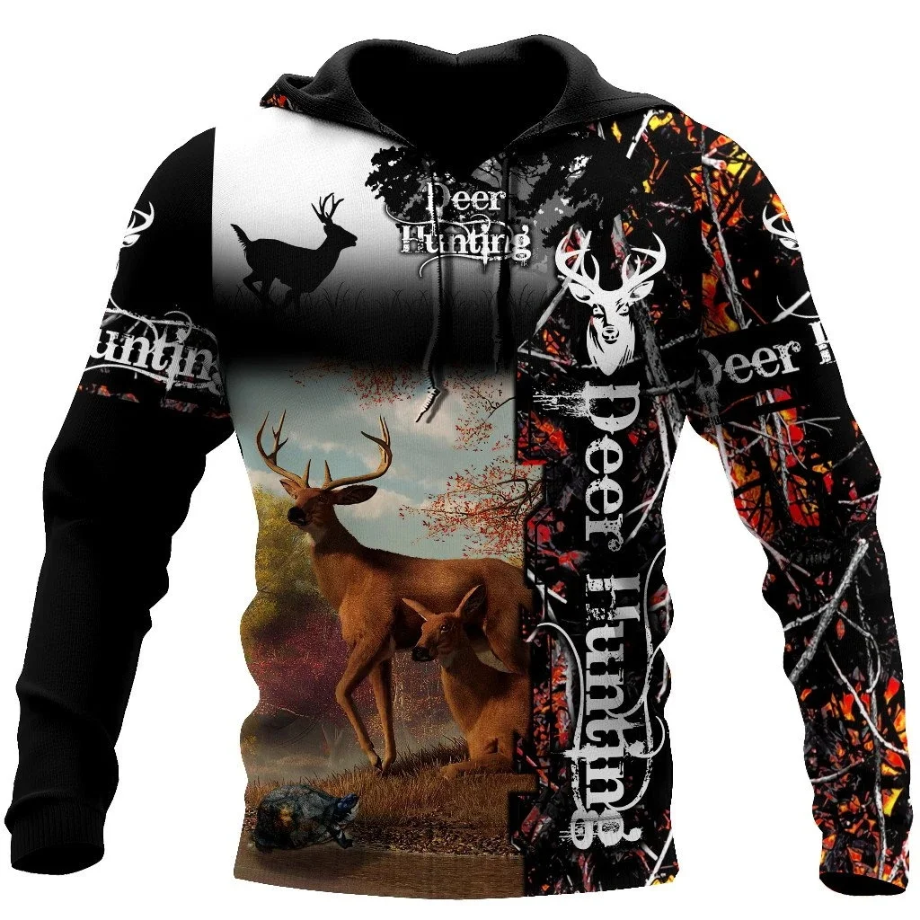 New 2023 Men Outdoor Camouflage Hoodies Hunting Animal Deer Elk Print Unisex Hooded Sweatshirt Euro Size Clothing Pullover S-6XL
New 2023 Men Outdoor Camouflage Hoodies Hunting Animal Deer Elk Print Unisex Hooded Sweatshirt Euro Size Clothing Pullover S-6XL