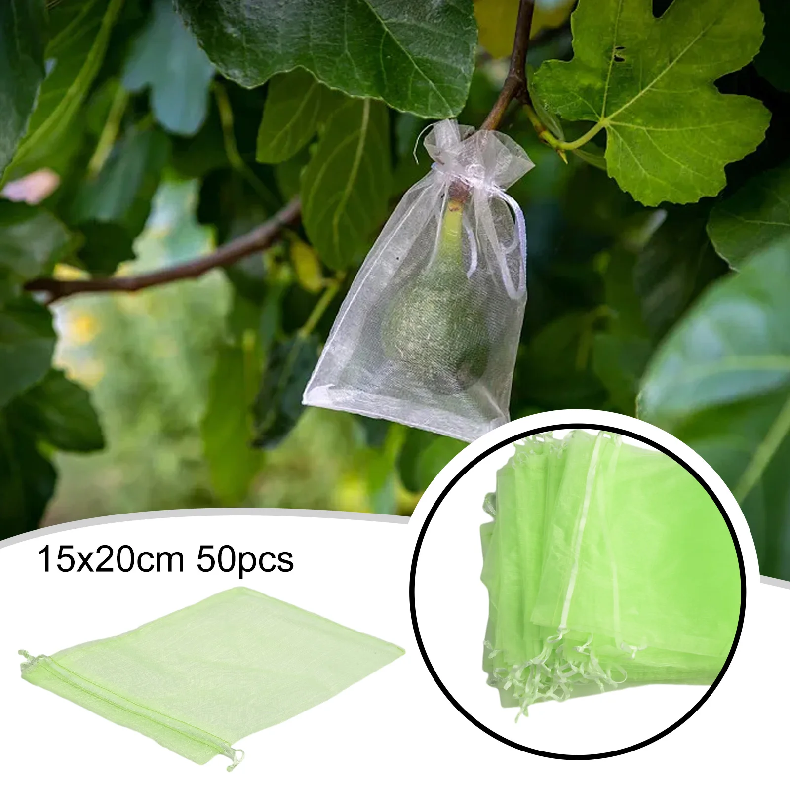 Garden Plant Fruit Protect Drawstring Net Bag Mesh Against Pest Bird Strawberry Grapes Pest Control Anti-Bird Garden Tools
Garden Plant Fruit Protect Drawstring Net Bag Mesh Against Pest Bird Strawberry Grapes Pest Control Anti-Bird Garden Tools