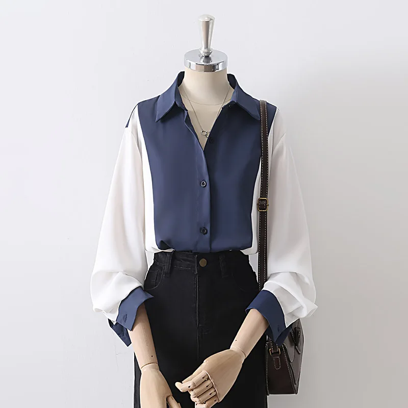 Fashion Design Chiffon Patchwork Women Shirts Summer New 2023 Turn-Down Collar Loose Elegant Office Lady Outwear Tops
Fashion Design Chiffon Patchwork Women Shirts Summer New 2023 Turn-Down Collar Loose Elegant Office Lady Outwear Tops