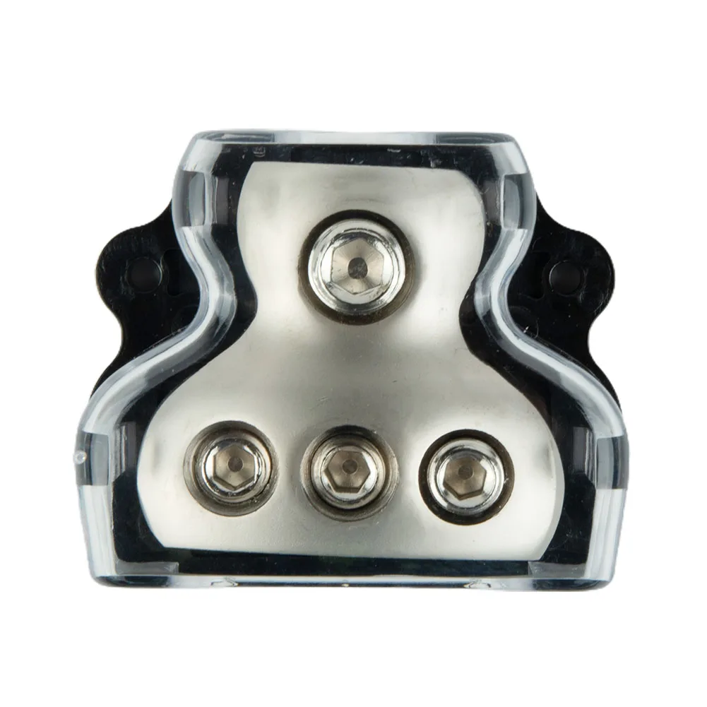 Car Power Distributor Block 0GA IN 1*0 Gauge In 3 X 4GA OUT 3*4 Gauge Out 3Way 80 X 55 X 50mm Distribution Block
Car Power Distributor Block 0GA IN 1*0 Gauge In 3 X 4GA OUT 3*4 Gauge Out 3Way 80 X 55 X 50mm Distribution Block