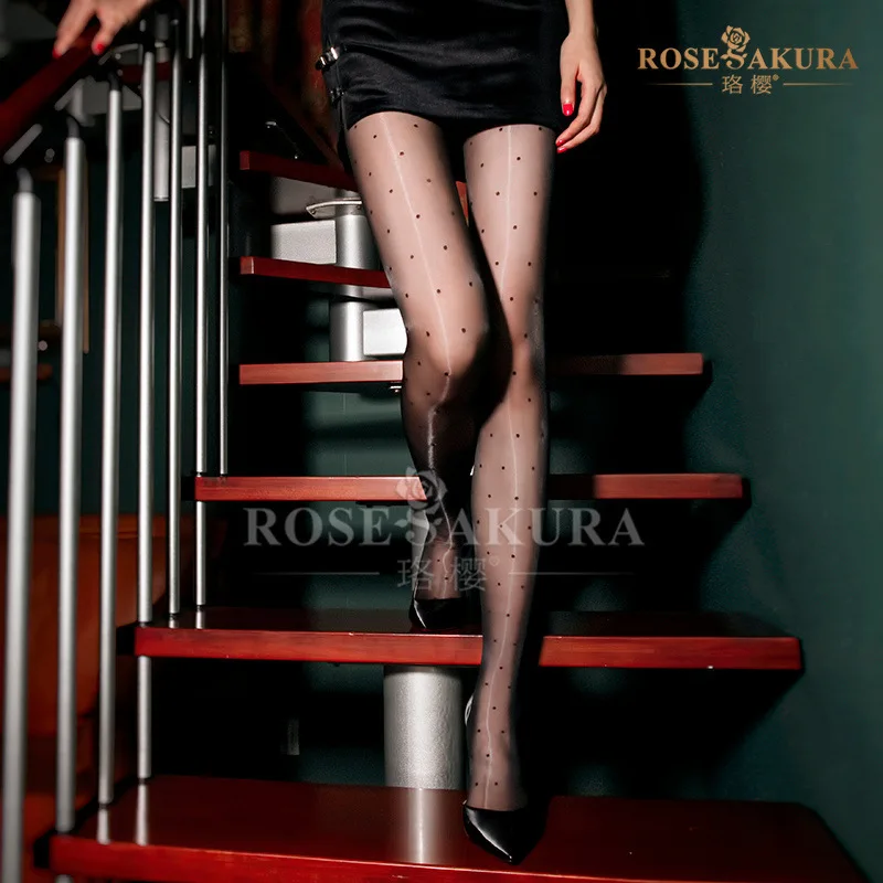 Sakura 7370 Aurora Series Shiny Polka Dot High Density Silky Sexy Dotted Model Open Crotch Pantyhose
Sakura 7370 Aurora Series Shiny Polka Dot High Density Silky Sexy Dotted Model Open Crotch Pantyhose