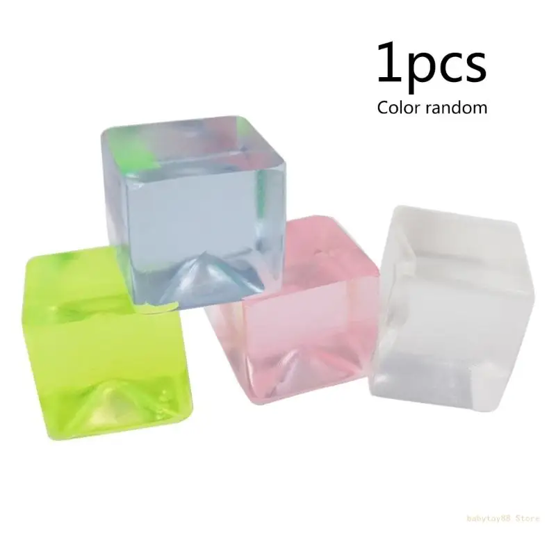 

Y4UD Stress Relief Toy for Adult Hand Squeeze TPR Ice Rock Toy Squeeze Fidgets Ice Cube Pinch Toy Holiday Goodie Bag Filler