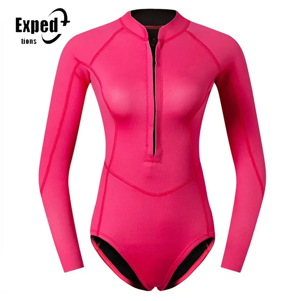 Sun-proof Wear-resistant Diving Suit 2MM Outdoor Beach Surfing Snorkeling Swimwear Female Bikini Women Long Sleeved Swimsuit
Sun-proof Wear-resistant Diving Suit 2MM Outdoor Beach Surfing Snorkeling Swimwear Female Bikini Women Long Sleeved Swimsuit