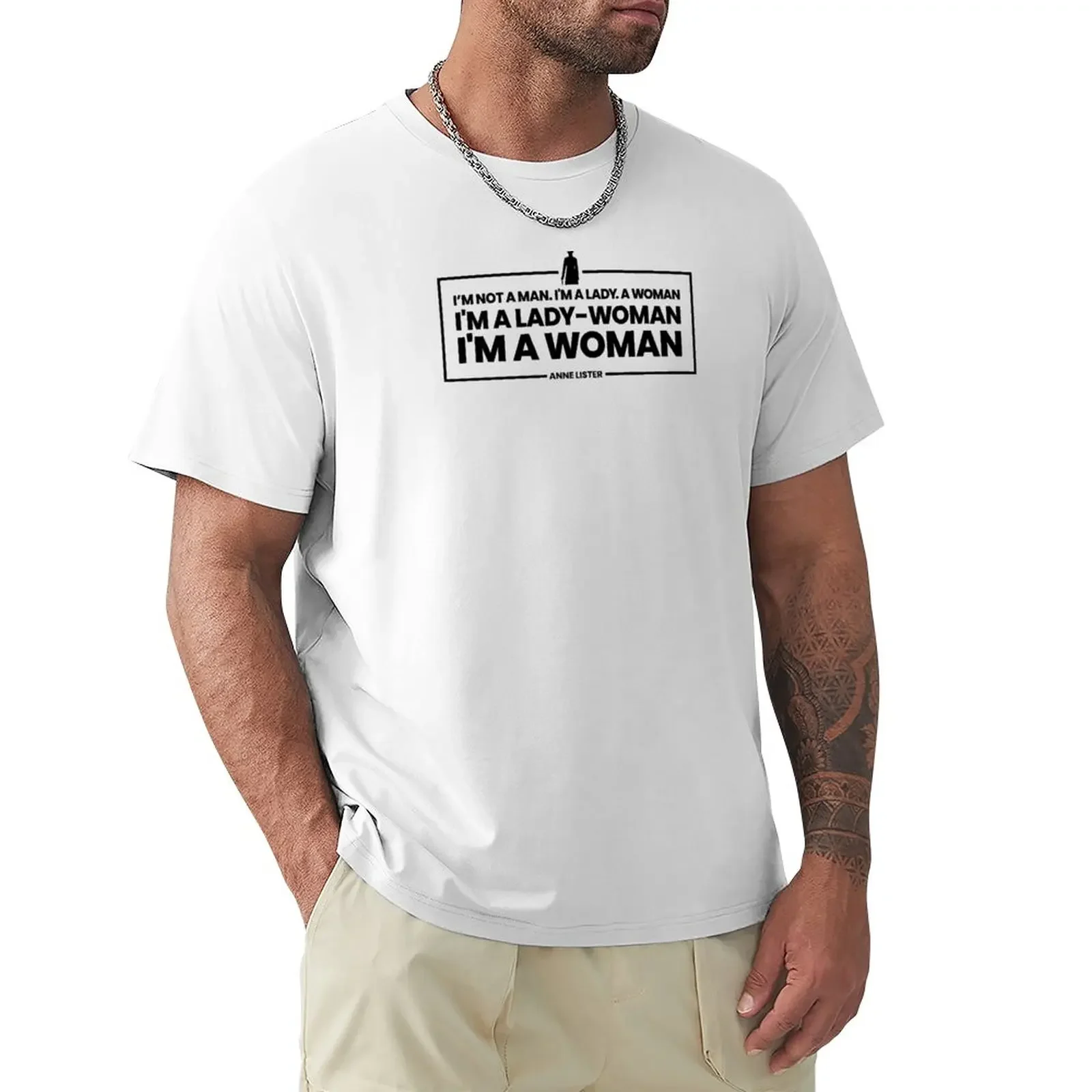 Anne Lister - Im a Lady Quote - Black Font T-Shirt quick drying Aesthetic clothing fitted t shirts for men
Anne Lister - Im a Lady Quote - Black Font T-Shirt quick drying Aesthetic clothing fitted t shirts for men
