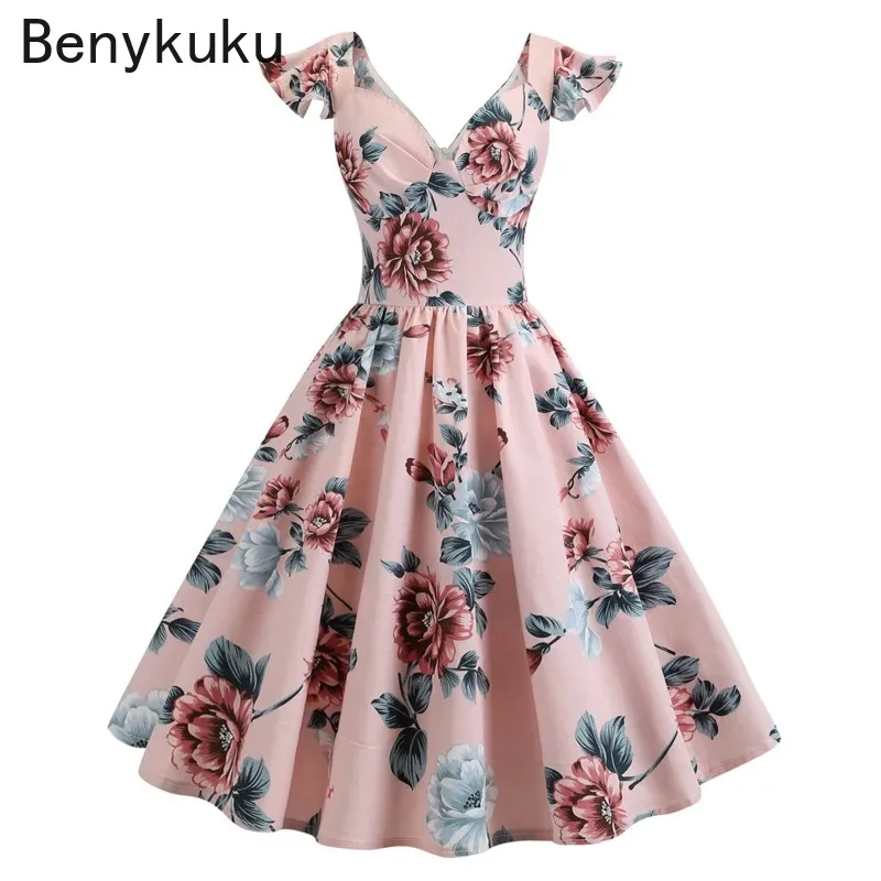 Vintage Floral Print Cotton Pleated Dress Flying Sleeve V Neck Wrap Waist Elegant Summer Clothes Women 2024 Pin Up Party Dresses
Vintage Floral Print Cotton Pleated Dress Flying Sleeve V Neck Wrap Waist Elegant Summer Clothes Women 2024 Pin Up Party Dresses